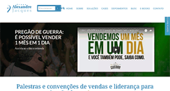 Desktop Screenshot of alexandrejacques.com.br